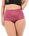 Barbra Lingerie Women's High-Waist Light Tummy Control Girdle Panties (X-Large, Silky Flower)