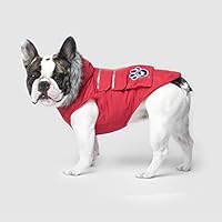 Canada Pooch | Everest Explorer Dog Jacket | Hooded Winter Dog Coat, Red Reflective, Size 8