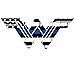 Evan Decals Thin Blue Line Tattered Flag Style Wonder Woman Window Decal Vinyl Sticker 4