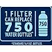 Brita Faucet Water Filter System with Light Indicator, Chrome (Renewed)