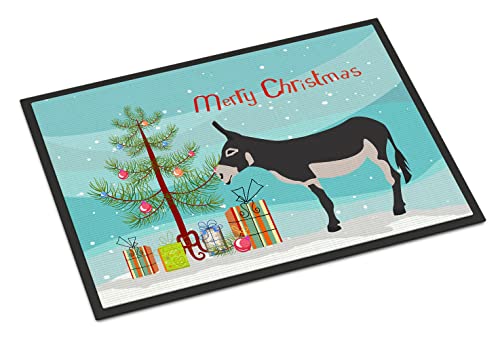 Caroline's Treasures BB9211JMAT American Mammoth Jack Donkey Christmas Doormat…