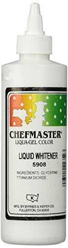 Chefmaster Liquid Whitener Food Color, 16-Ounce, White