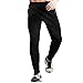 Gerlobal Mens Joggers Pants Active Casual Gym Workout Running Sweatpants With Zipper Pockets