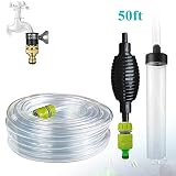 Laifoo 50ft Aquarium Water Changer Gravel & Sand Cleaner Fish Tank Siphon Cleaning Tools