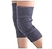 Wool Cashmere Knee Brace Pads Winter Warm Thermal Knee Compression Sleeve for Women Men,Gray,2-Per Pack(1 Pair)