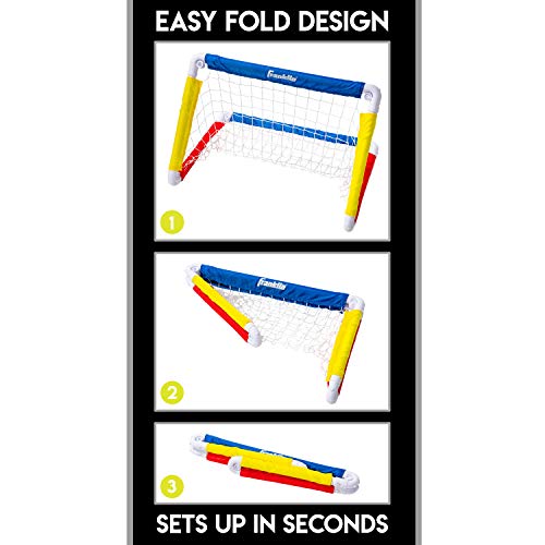 Franklin Sports Kids Mini Soccer Goal Sets Backyard + Indoor Mini Net