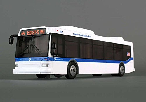 Showcasts Mta 11 Inch Bus, White - Daron RT8468 - Diecast Model Toy Car