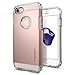 Spigen Tough Armor iPhone 7 Case with Extreme Heavy Duty Protection and Air Cushion Technology for iPhone 7 2016 - Gunmetal (Rose Gold)