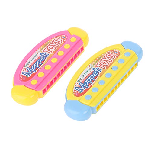 Shoresu Music Toy, Harmonica Music Instrument Mouth Organ Melodica Training Vital Capacity Baby Toy - Color Randomly