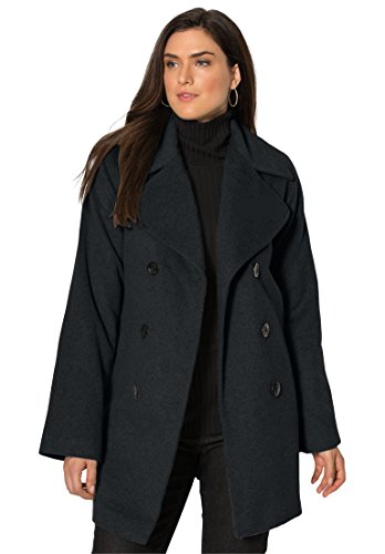 plus size pea coats canada