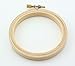 Darice DIY 3 inch Round Wooden Embroidery Hoops Bulk Wholesale 12 Pieces New Darice