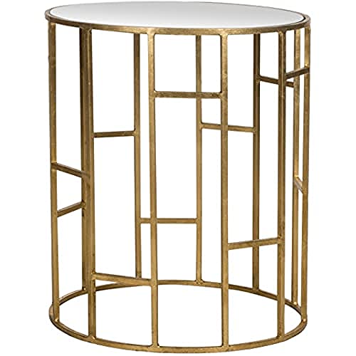 Safavieh EAF2533 Akzenttisch, Metall, Gold, 44 x 44 x 53.34 cm