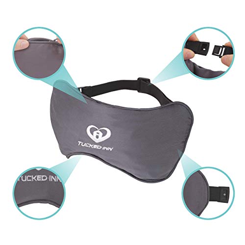 Weighted Sleep Eye Mask Organic Bamboo, Relief Night Shade Eye Covers, Eye Mask for Sleeping