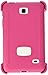 OTTERBOX DEFENDER SERIES Case for Samsung Galaxy TAB 4 7.0 - Frustration FRĒe Packaging - PAPAYA (WHITE/PEONY PINK)