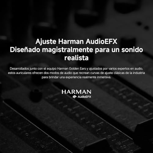 Buds 6, Auriculares Inalámbricos Verdaderos, Cancelación de Ruido con 3 Micrófonos, Harman AudioEFX, Circuito Magnético Triple, 35 h de Reproducción, App, IP54, Negro