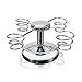 Chef'sChoice 838CH Ice Cream Four Holder with Weighted Base and Rotating Arms is Perfect for Supporting and Maintaining The Shape of Freshly Made Cones, 4-cone holder, Silver