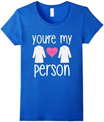 Womens You're my person best friend shirts Medium Royal Blue