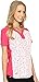 adidas Golf Women's Tour Bonded Mesh Polo Shirt, Raspberry Rose, Small