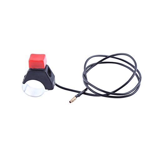 Aramox pocket bike Mini Moto parts quad Kill Switch motorbike mini motor, 63cm / 24.8'' Universal Motorcycle Safety Engine Stop Quad Dirt Bike Stop Kill Switch Button Fit 22mm Handlebar