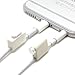 PortPlugs - Aluminum Finish Dust Plug Set - Charger and Headphone Jack Plugs- Compatible iPhone 5, SE, 6, 6s, Plus, iPad Air, iPod 5, 6 – Includes Holders (Silver)