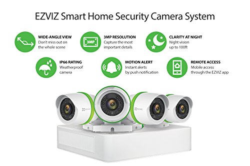 EZVIZ-3MP-Surveillance-Kit-Premium-Complete-Surveillance-System-White-8-Channel-4-Camera-BD-1834B1