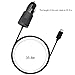 i-SUPERSIM USB Car Charger with Android Charging Line, Quick-Charging, QC 2.0 USB Port for iOS Android Mobile Devices, Black