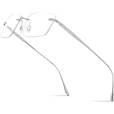 FONEX Titanium Glasses Frame for Men,Square Eyewear Full Optical Eyeglasses F85641