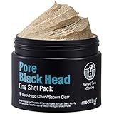 Meditime neo Pore Blackhead One Shot Pack, Blackhead Deep Cleansing, Blackhead Remover Bentonite, Kaolin Clay Facial Mask wit