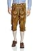 Gaudi-leathers Men's German Tracht Lederhosen Trousers Long Costumes Oktoberfest Lightbrown