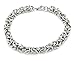 Chelsea Jewelry Premium Collections Highly Polished Byzantine Chain Bracelet