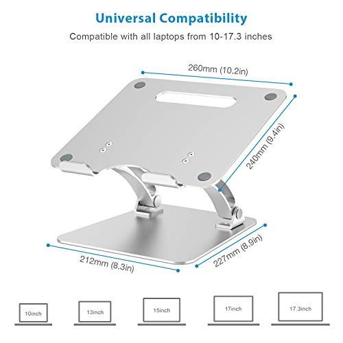 2 Nulaxy+Adjustable+Aluminum+Compatible+Anti+Slip