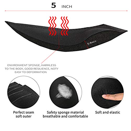 Bra Pads Inserts 4 Pair, Women's Breathable Comfortable Sport Bathing Suit Bra Pads by Alrigon (3 COLOR)
