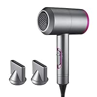 Ionic Hair Dryer, LARMHOI 2000W Professional Salon Negative Ionic Hair Blow Dryer with 3 Heat Settings, 2 Speed & One Cool Settings,2 Concentrator Nozzles, Fast Drying Blow Dryer for Home, Salon Use