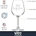 Best Wife Ever Wine Glass - Unique Anniversary or Valentines Gifts for Wife, Women - Cool Wife Gifts from Husband, Hubby - Fun Novelty Birthday Present Idea for Her, the Mrs, Wifey, Newlywed