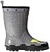 Kidorable Dragon Knight Grey Natural Rubber Rain Boots With A Pull On Heel Tab (Big Kid)