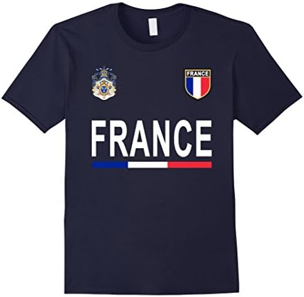 Mens France Cheer Jersey 2017 - Football French T-Shirt 2XL Navy