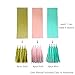 Pink Gold Mint Party Decorations, Tissue Paper Flowers & Craft Pom Poms + Tassel Garland + Birthday Balloons – Party Supplies and Party Decorations Kit for Wedding, Birthday, Baby Shower