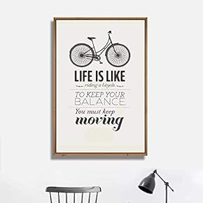 Framed Canvas Wall Art for Living Room, Bedroom Quotes Canvas Prints for Modern Home Decoration Ready to Hang - 16"x24" inches