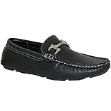 SHOE ARTISTS BET on Black Slip On Loafers