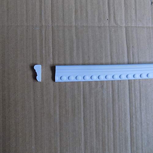 Zhangbl Flexible Moulding Crown Molding Trim for Furniture Door Picture Frame0.85"(2.15cm) x 115"x 0.31"