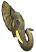 Wonder World African Elephant Head Mount Wall Statue Mini Bust 9 in.
