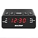Alarm Clock Radio, Digital Alarm Clock, AM/FM Radio Snooze, Sleep Timer, Dimmer, 0.6” Digital LED Display Battery Backup Function Bedroom, Office, Table Desk
