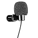 Neewer 3.5mm Hands-free Computer Clip on Mini Lapel Microphone