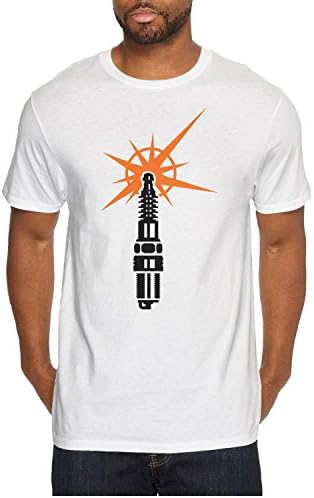 Luwei Spark Plug Men's Fashion Comfortable Soft T-Shirts