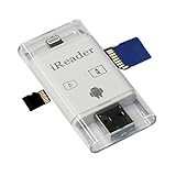 SD Card Reader, TECH iReader Picture Thumbnail Lightning USB OTG SDHC Micro SD Card Adapter