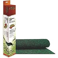Zilla Reptile Terrarium Bedding Substrate Liner, Green, 40BR/50G