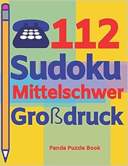 112 Sudoku Mittelschwer Grossdruck Logikspiele Fur Erwachsene Denkspiele Erwachsene Ratselbuch Grosse Schrift Amazon De Book Panda Puzzle Bucher
