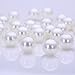 ElE&GANT 1 LB(Approx 1800pcs) 8mm White Loose Pearl Beads for Vase Fillers or Jewelry Making