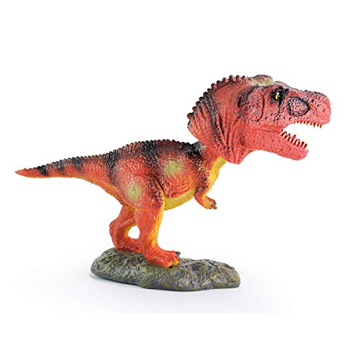 Tinsow Lovely Lifelike Bobble Head T Rex, Triceratops, Ankylosaurus, Parasaurolophus, Dinosaur Toy Figures - Creative Head Rocking Car Toy Ornaments for Dinosaur Lovers (T Rex)