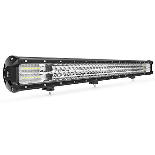 Nilight 18006C-A 34Inch 468W Triple Row 36200LM Flood Spot Combo Beam Bar Driving Boat Super Bright Led Off Road Lights for Trucks,2 Years Warranty